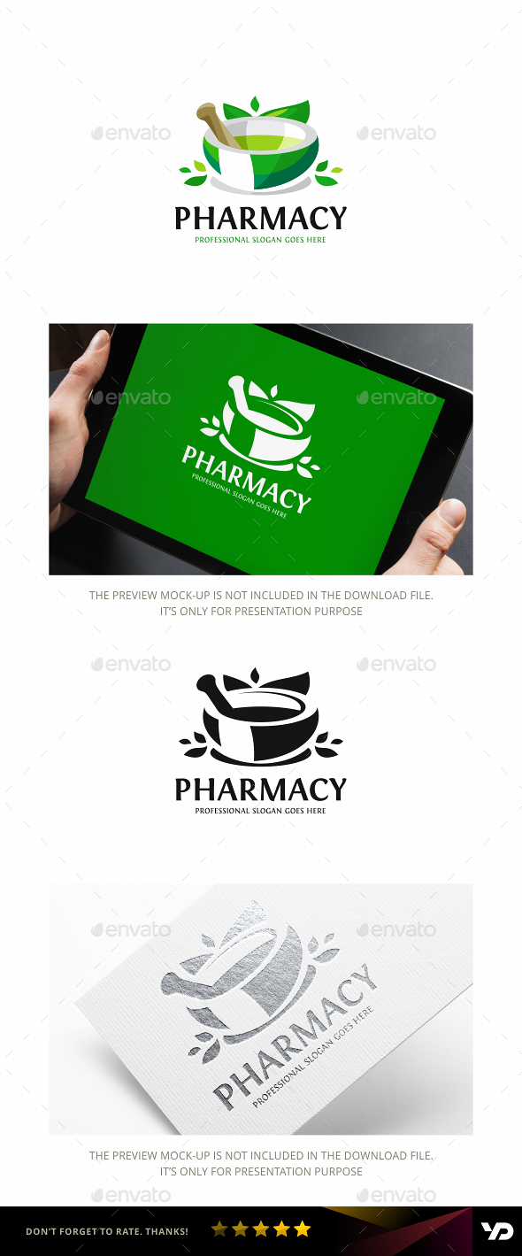 Pharmacy - Nature Logo Templates