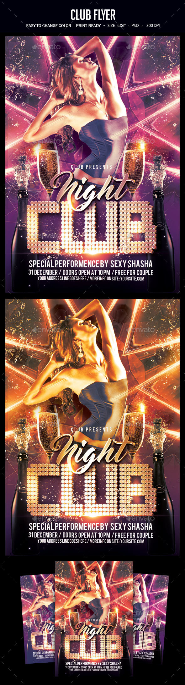 Club Flyer - Clubs & Parties Events