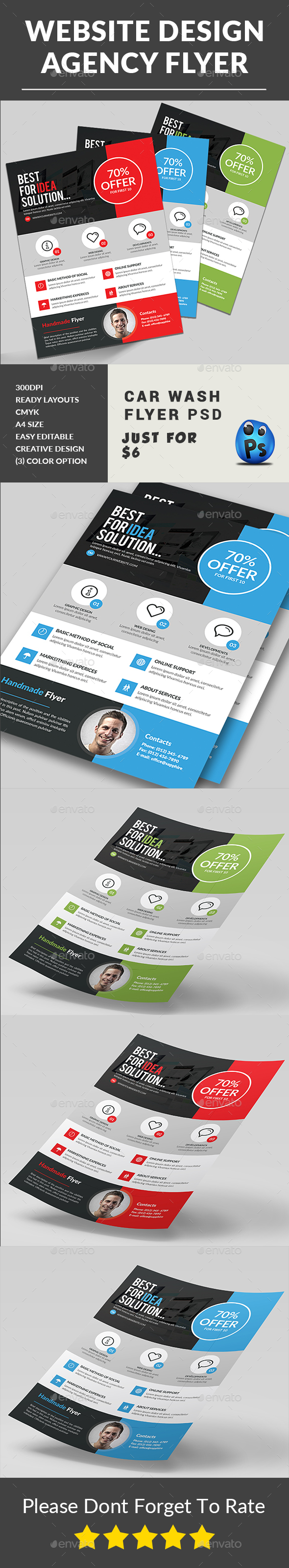 Website Design Agency Flyer - Corporate Flyers
