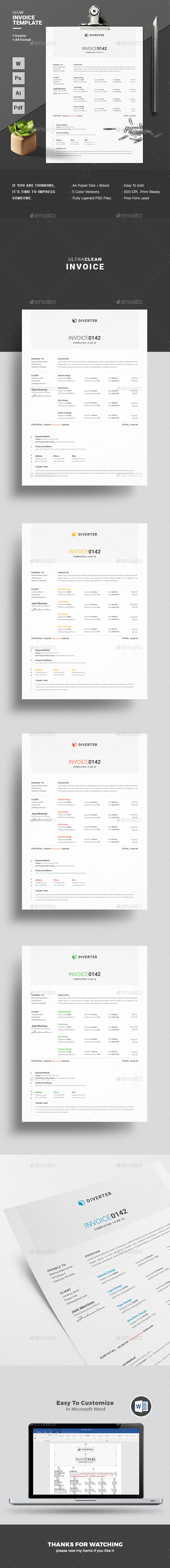 Invoice - Proposals & Invoices Stationery