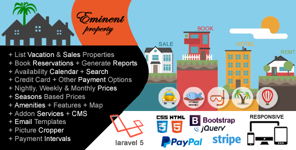Eminent - Vacation Rental, Property Listing, Real Estate Portal, PHP Script - CodeCanyon Item for Sale