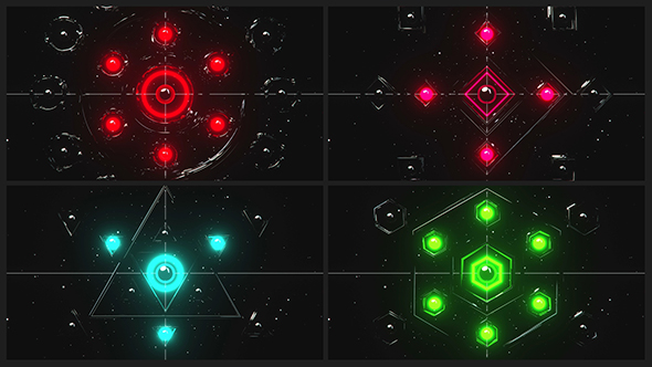 Neon Geometry VJ Loops Pack III alt