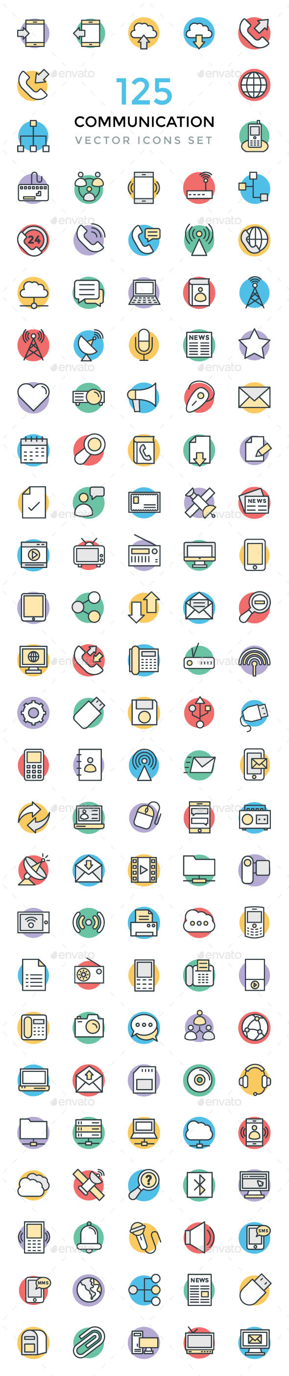 125 Communication Vector Icons - Icons