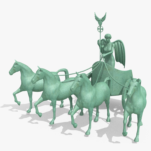 Quadriga Statue from - 3Docean 19209277