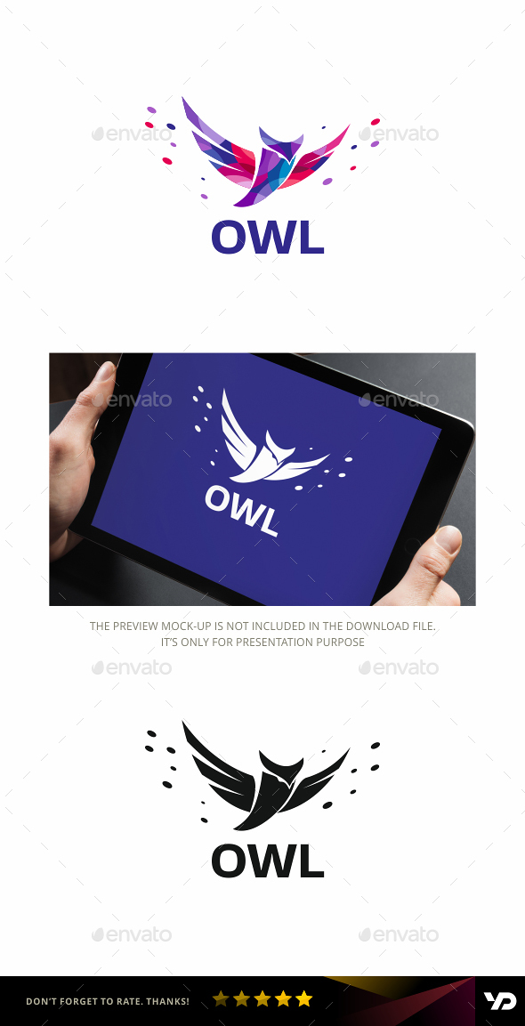 Owl - Animals Logo Templates