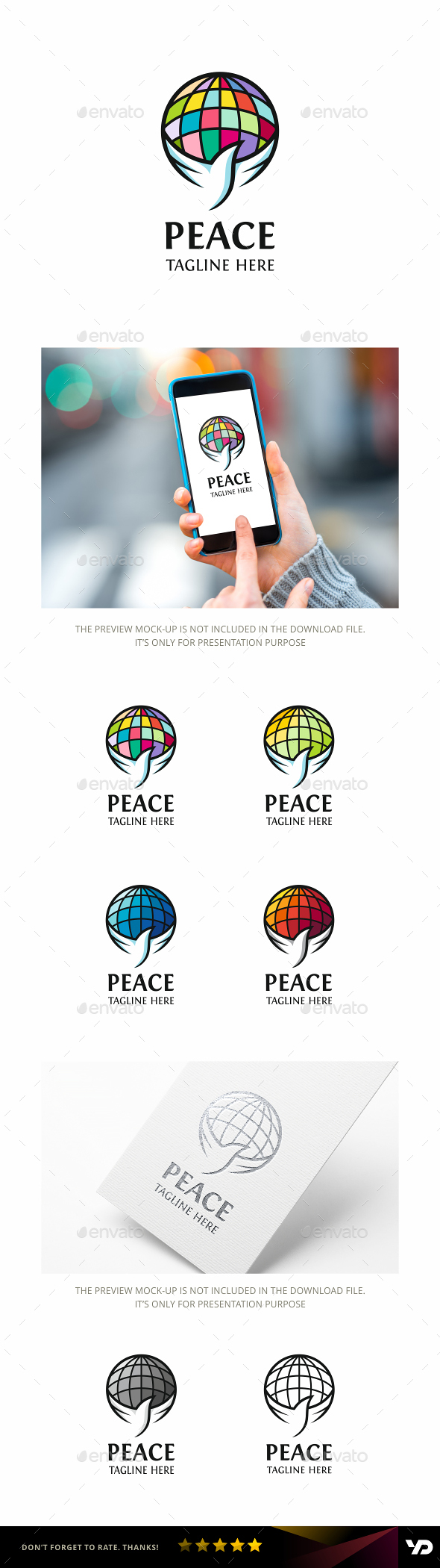 Peace - Animals Logo Templates