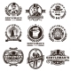 Set of Vintage Gentleman Emblems, Labels. by vectorpocket | GraphicRiver