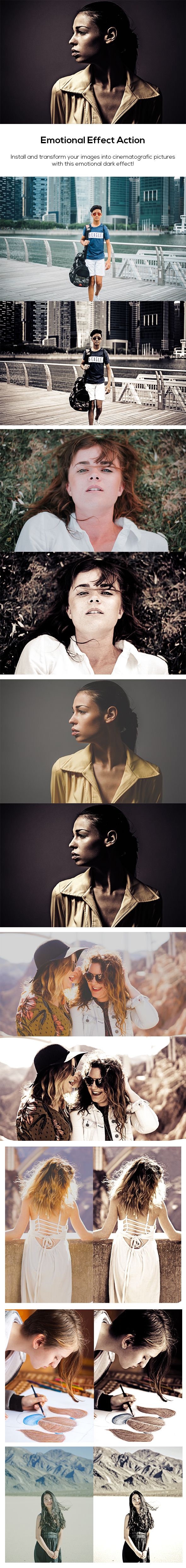 Emotional Effect Action - Photo Effects Actions
