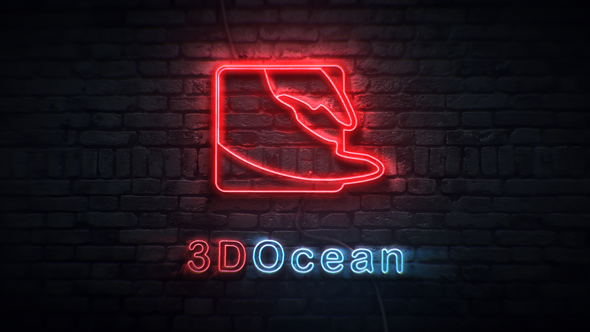 Neon Wall Reveal - VideoHive 19213598