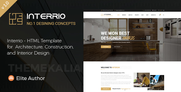 Incredible Interrio - HTML Template for Architecture and Interior Design