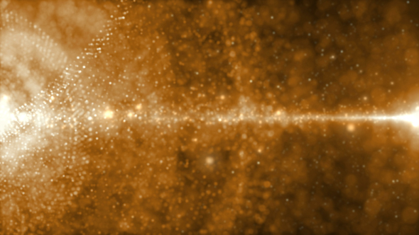 Luxurious Gold Sparkling Particles Wave 04 alt