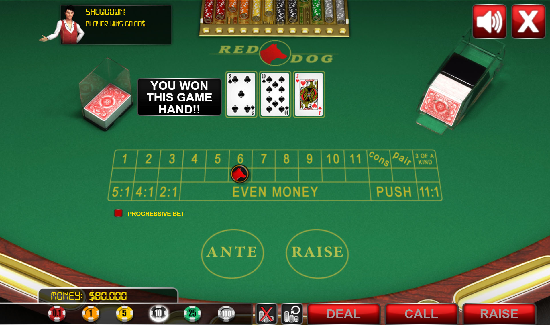 red dog casino play online