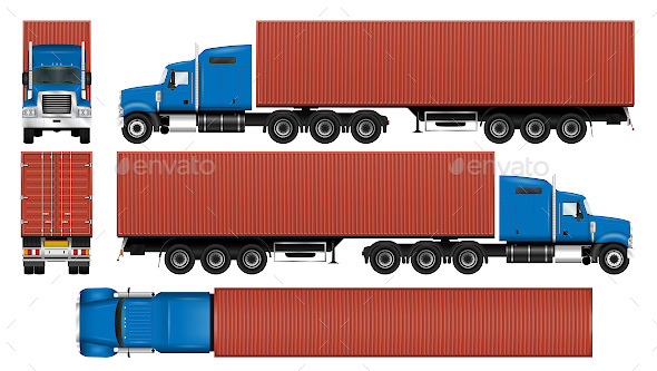 Truck with Container