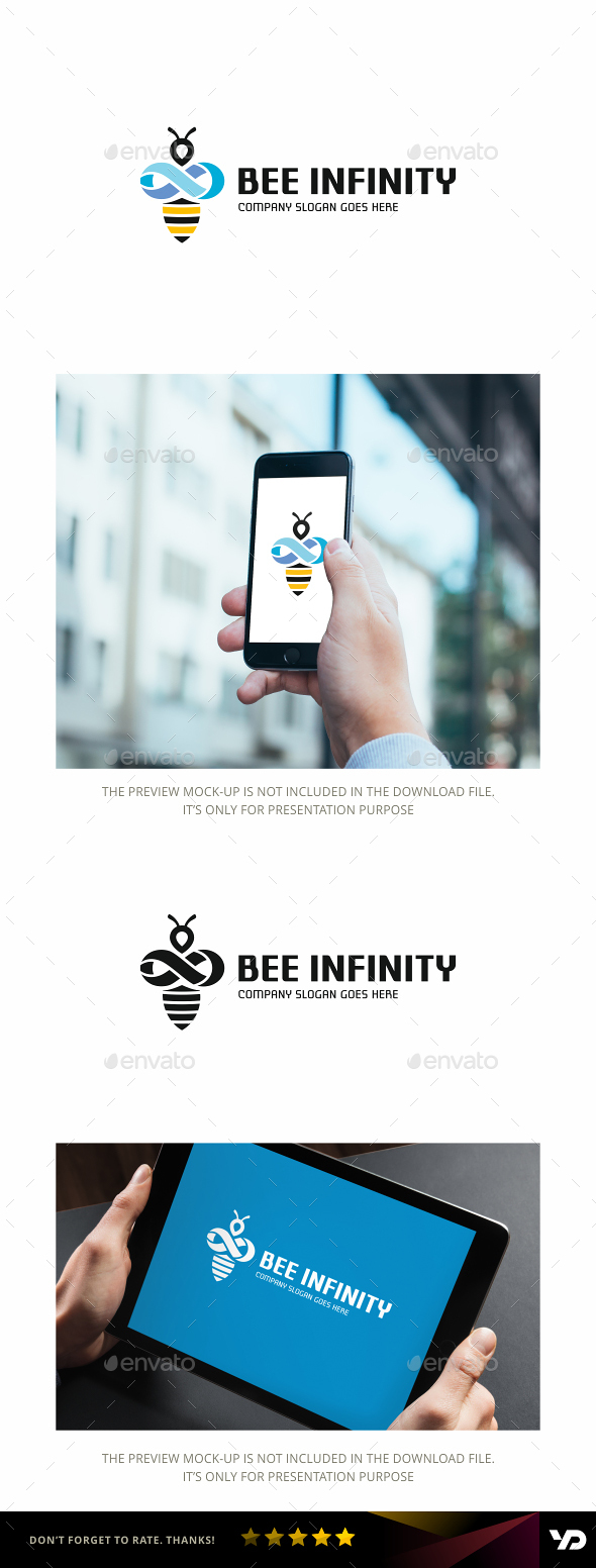 Bee - Animals Logo Templates