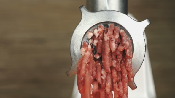 Making of Ground Beef Using Electric Meat Grinder