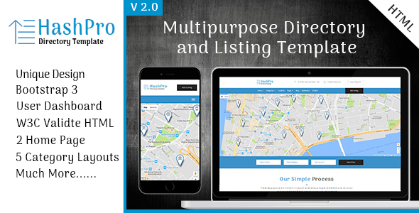 HashPro Listing and - ThemeForest 16901616