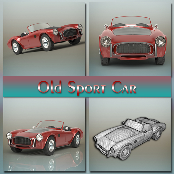 Old sport car - 3Docean 19217224