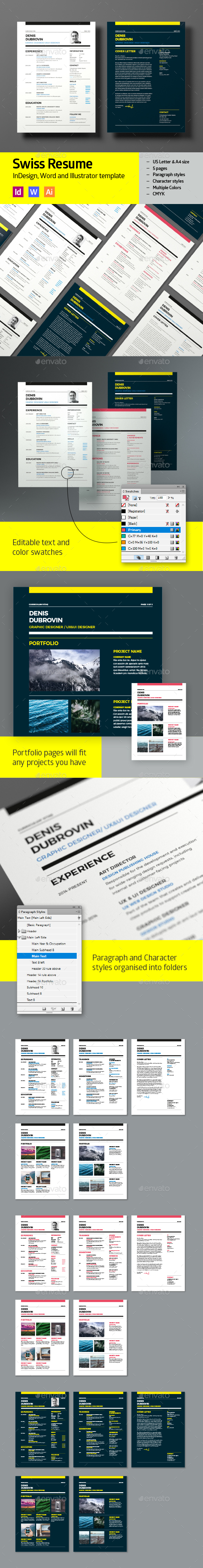 Swiss Resume - Resumes Stationery