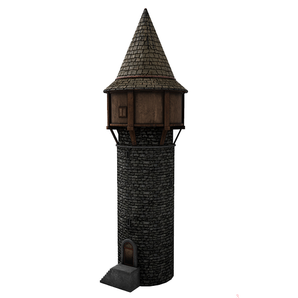 Medieval tower - 3Docean 19218188