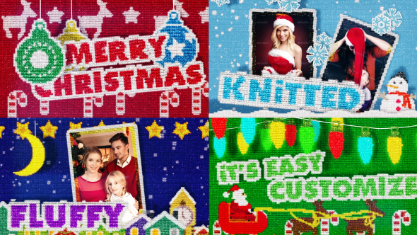 Knitted Christmas Jumper - VideoHive 19169195