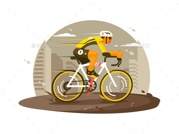 Sport Athlete Cyclist - People Characters