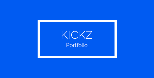 Kickz Portfolio PSD - ThemeForest 19156460