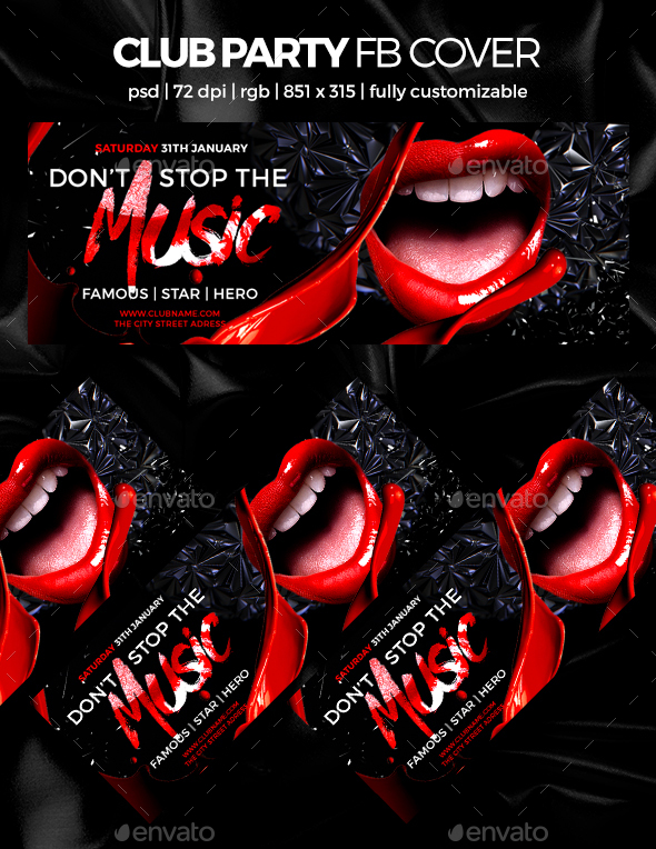 Club Party Facebook Cover - Facebook Timeline Covers Social Media