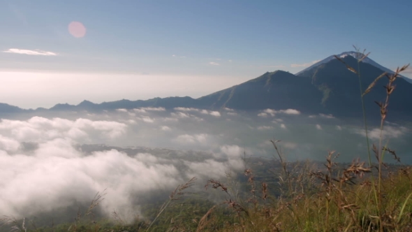 Clouds Moving Over Mountain alt
