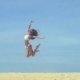 Happy Free Girl Jumping On The Beach - VideoHive Item for Sale
