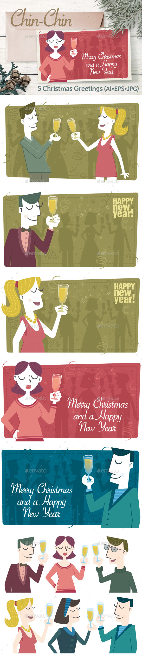 People Toasting - New Year Seasons/Holidays