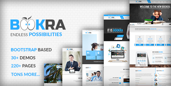 BOOKRA | Multi-Purpose HTML5 Template - Corporate Site Templates