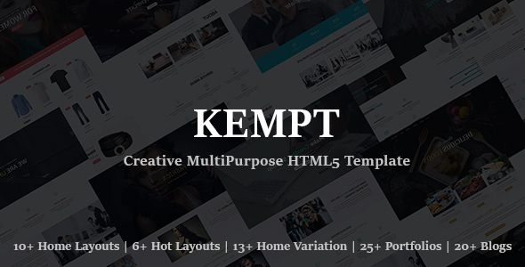 Excellent Kempt Portfolio HTML