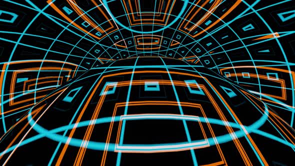Vj Loop Animation Of A Flight Through An Endless Sci Fi Tunnel 02 alt