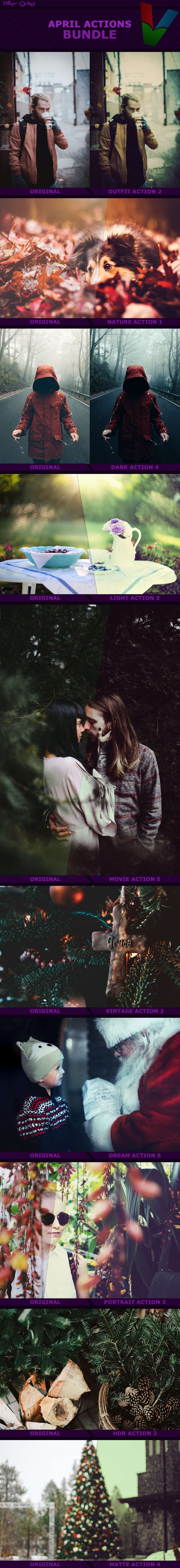 December Photoshop Actions Bundle