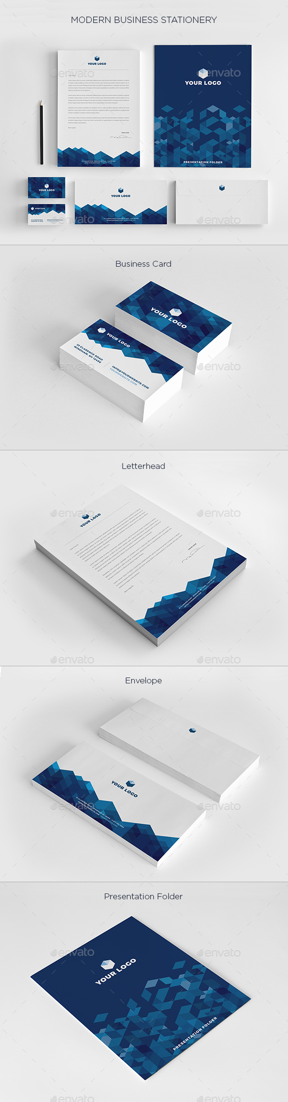 Modern Business Stationery - Stationery Print Templates