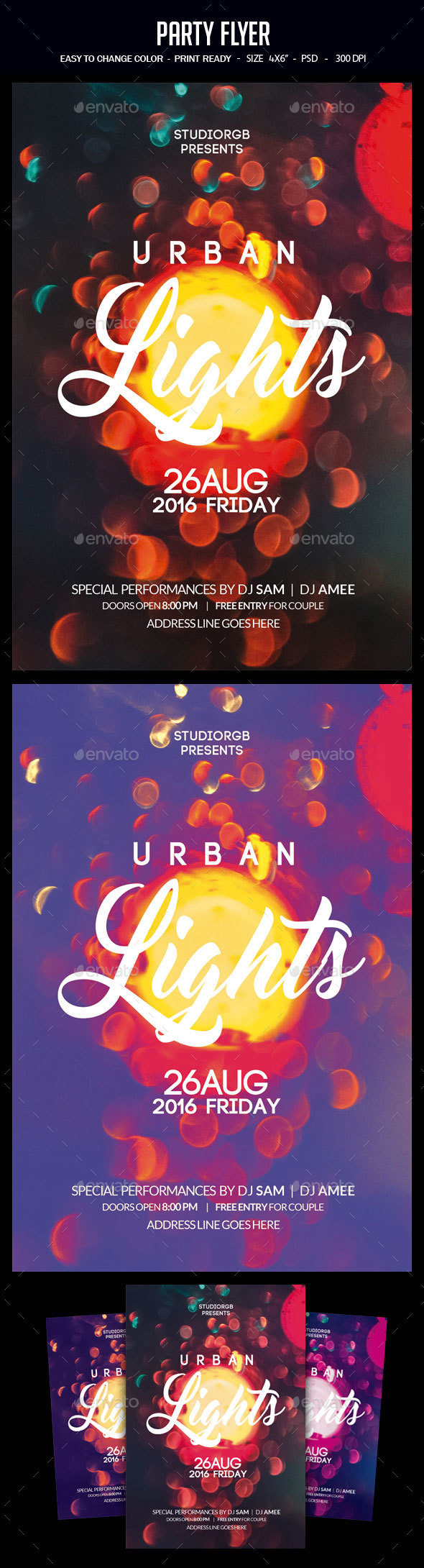 Party Flyer - Clubs & Parties Events