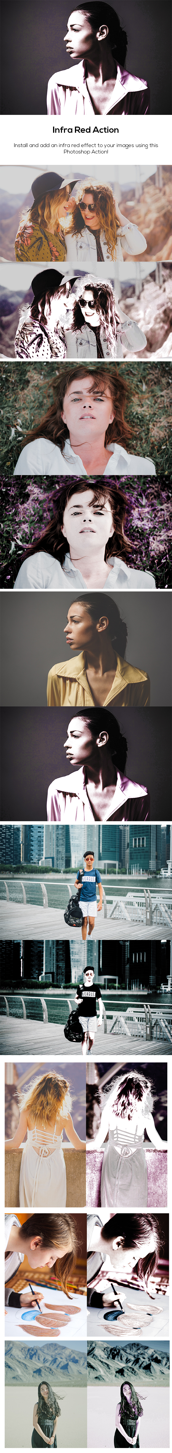 Infra Red Effect Action - Photo Effects Actions