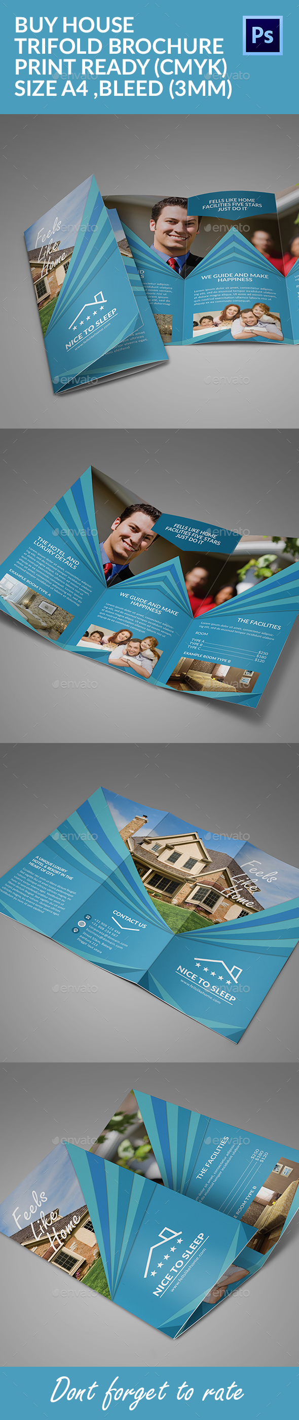 Buy House Trifold Brochure - Corporate Brochures