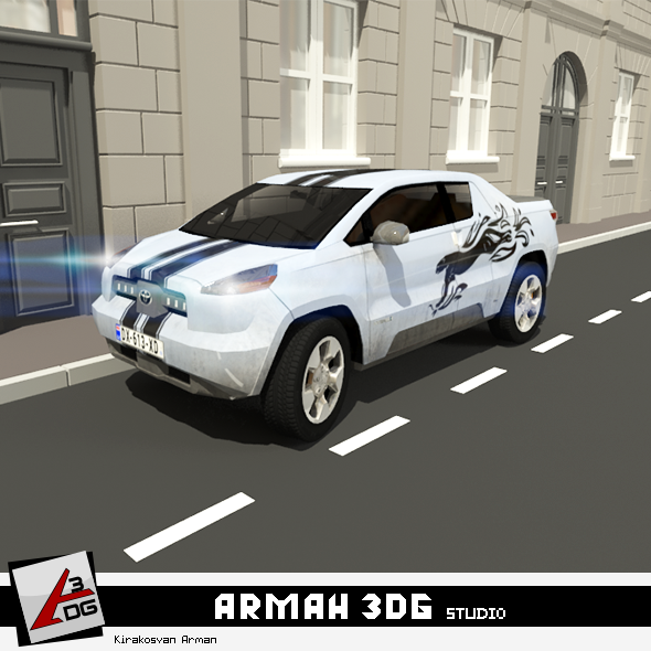 Toyota A-BAT - 3DOcean Item for Sale