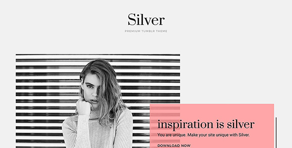 Silver Tumblr Theme - ThemeForest 19187489