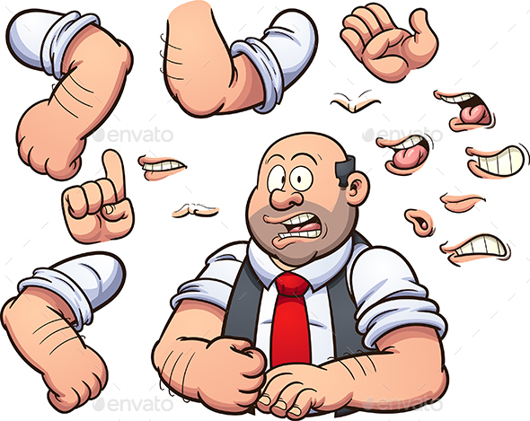 Bald Man - People Characters