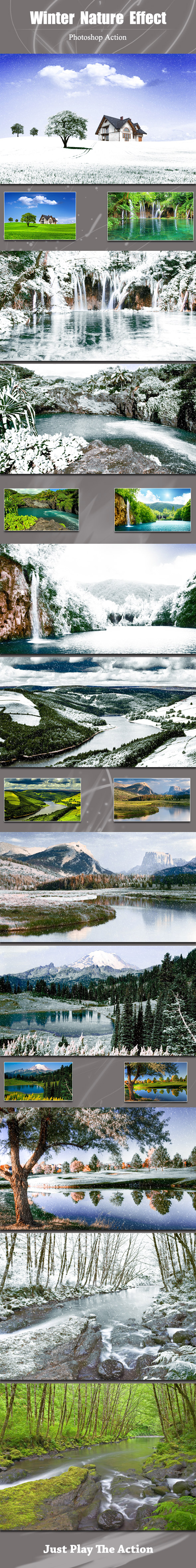 Winter Nature Effect - Photoshop Add-ons