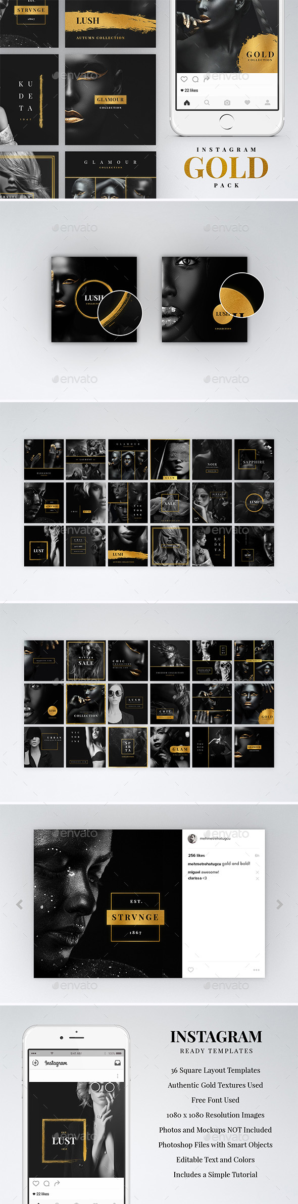 Instagram Gold Pack
