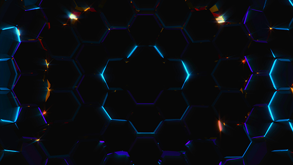 Electric Hexagons Field