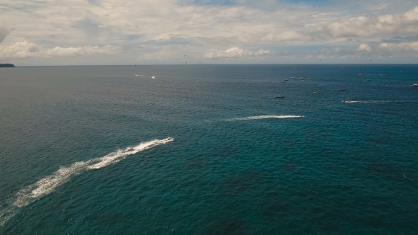 Riders on Jet Ski. Boracay Island Philippines by AlexTraveler | VideoHive