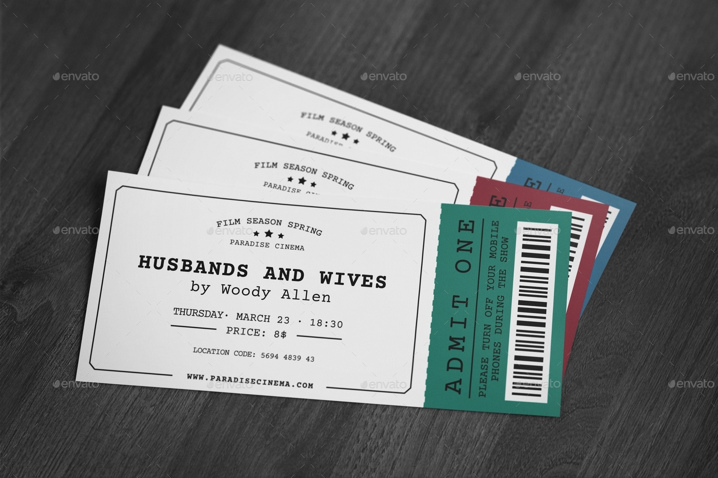 Download Event Tickets Mock-Up 2 by MassDream | GraphicRiver