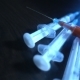 A Syringe with Blood in , Drugs, Medicine, Blood Donation - VideoHive Item for Sale