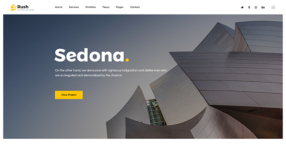 Rush - Architecture PSD Templates - Creative PSD Templates