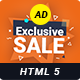 Online Shopping - HTML5 Animated Banner 13
