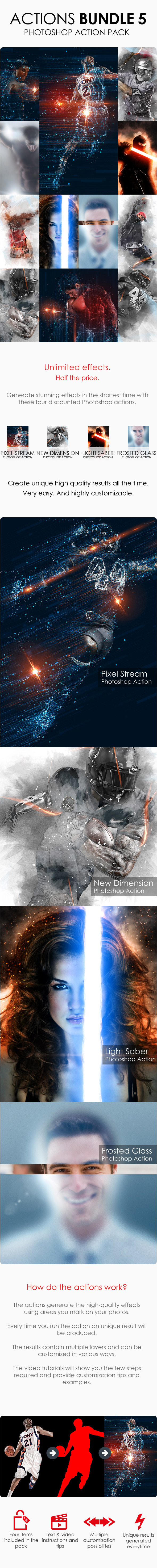 Actions Bundle 5 - Photo Effects Actions